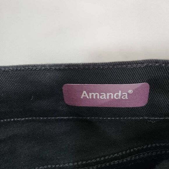 Gloria Vanderbilt Size 18 Long Amanda Classic Fit Tapered Leg Supreme Stretch Bl - Picture 7 of 11